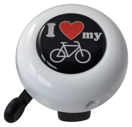 Sonnette motif i love my bike Reich