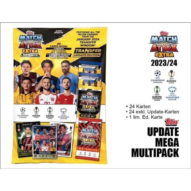 Match Attax - UEFA Champions League 2023/24 - Mega Multipack