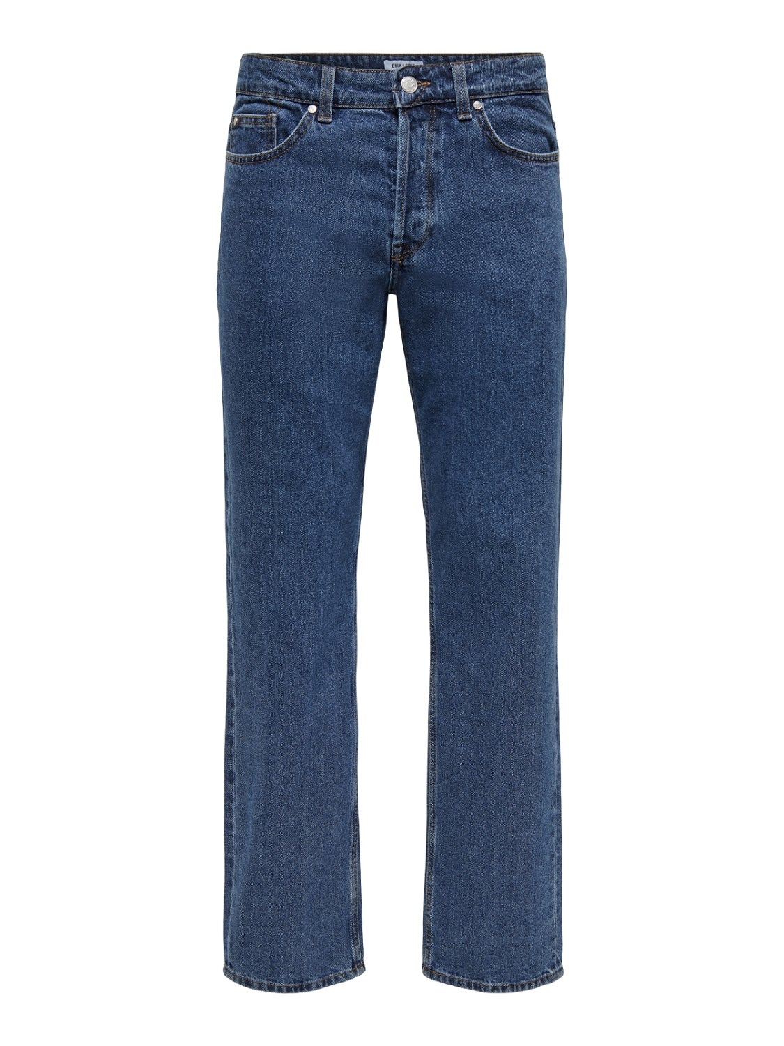 ONSEDGE Mid Rise Gerade geschnitten Jeans Blue Denim