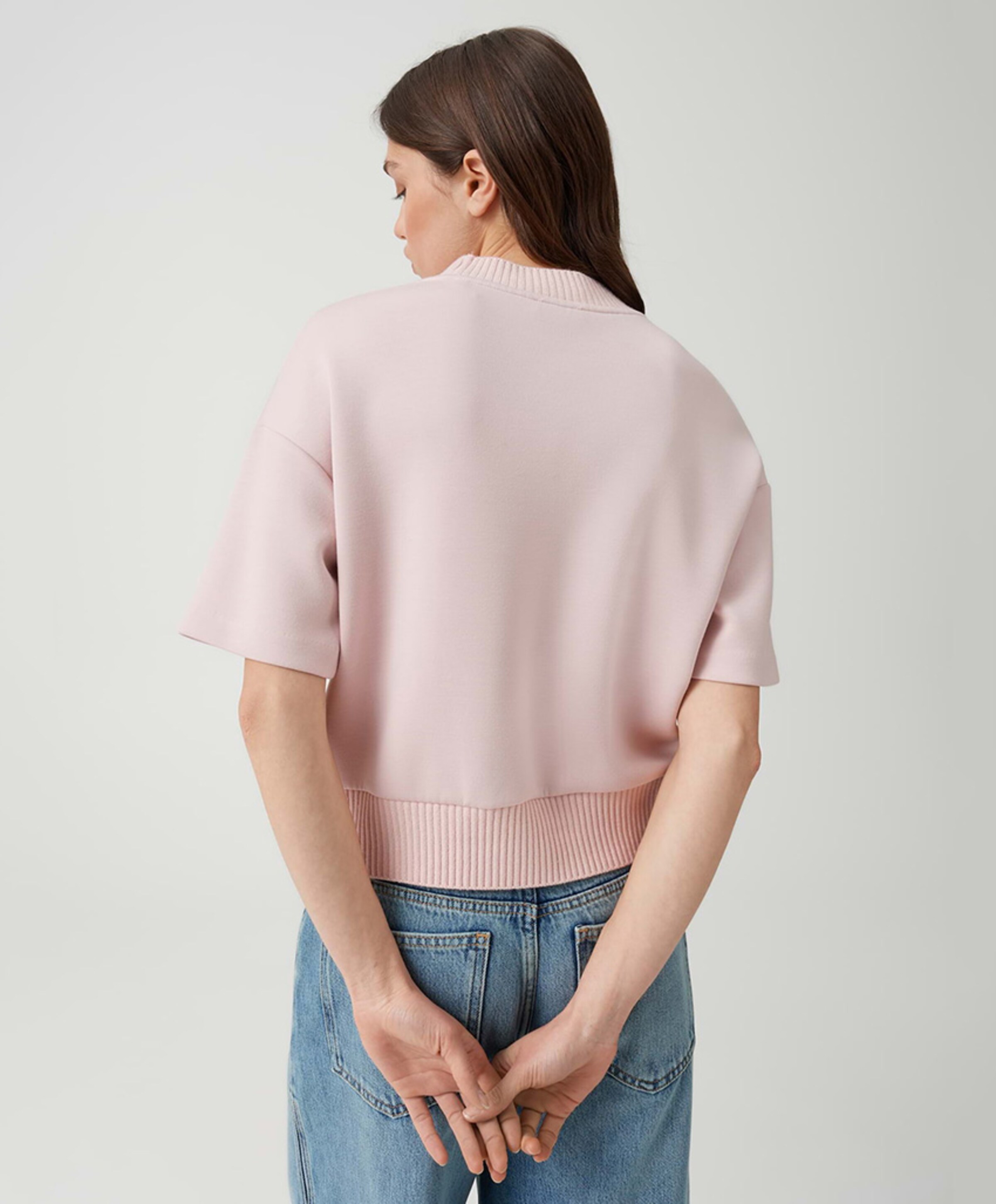 OPUS Dames sweater roze