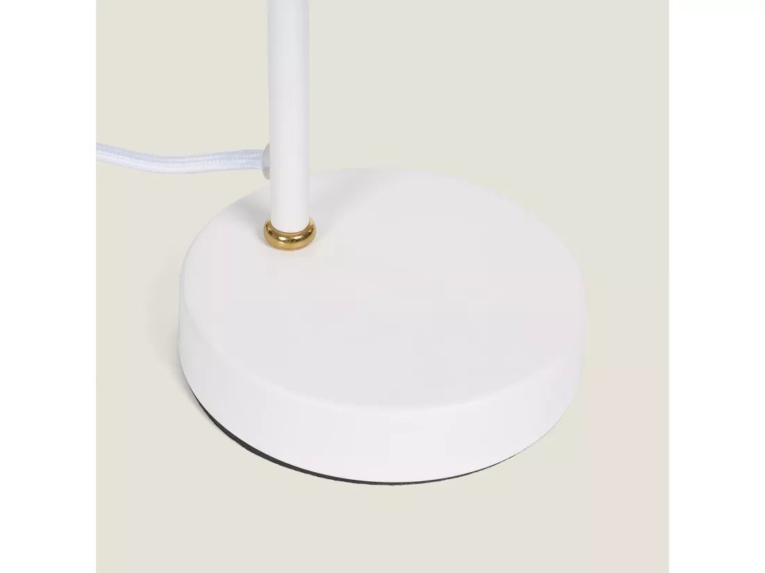 Lampe de Bureau Flex Métal Tatlin Blanc