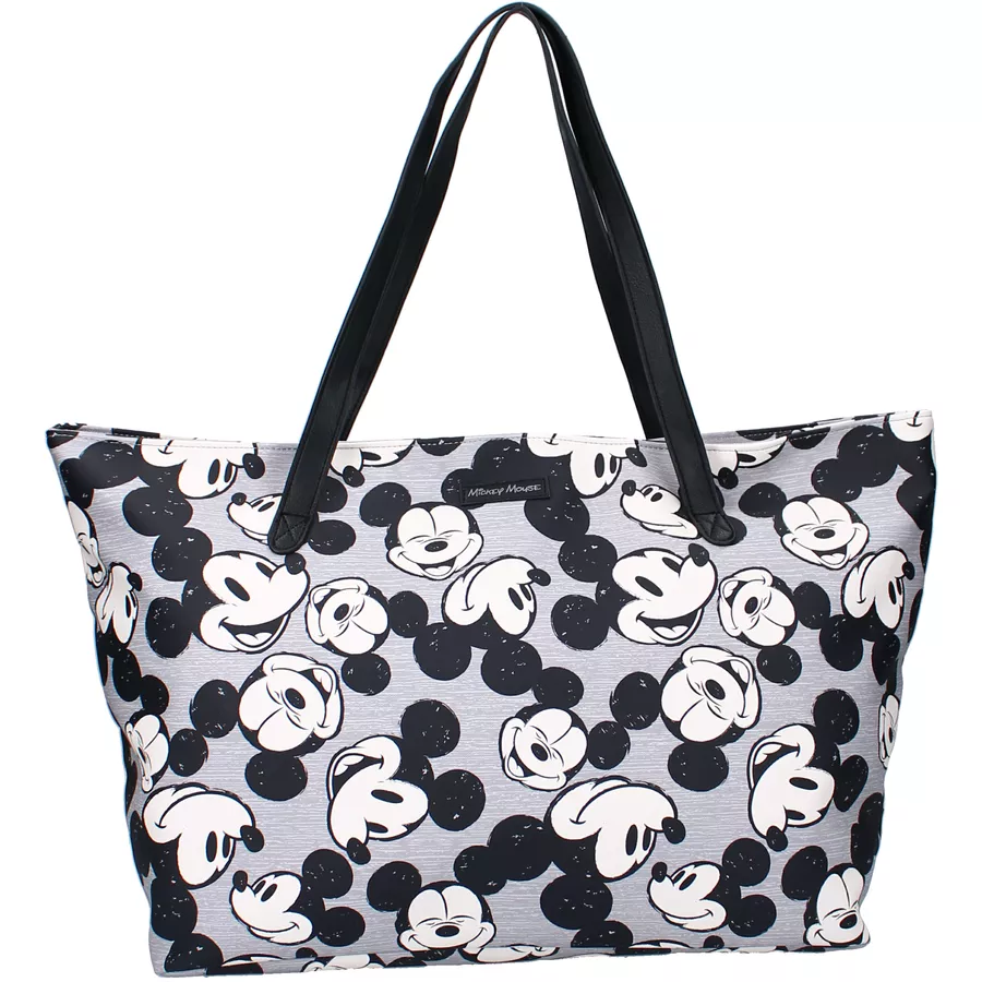 Kidzroom Shopping Tasche Mickey Mouse Everywhere Grey