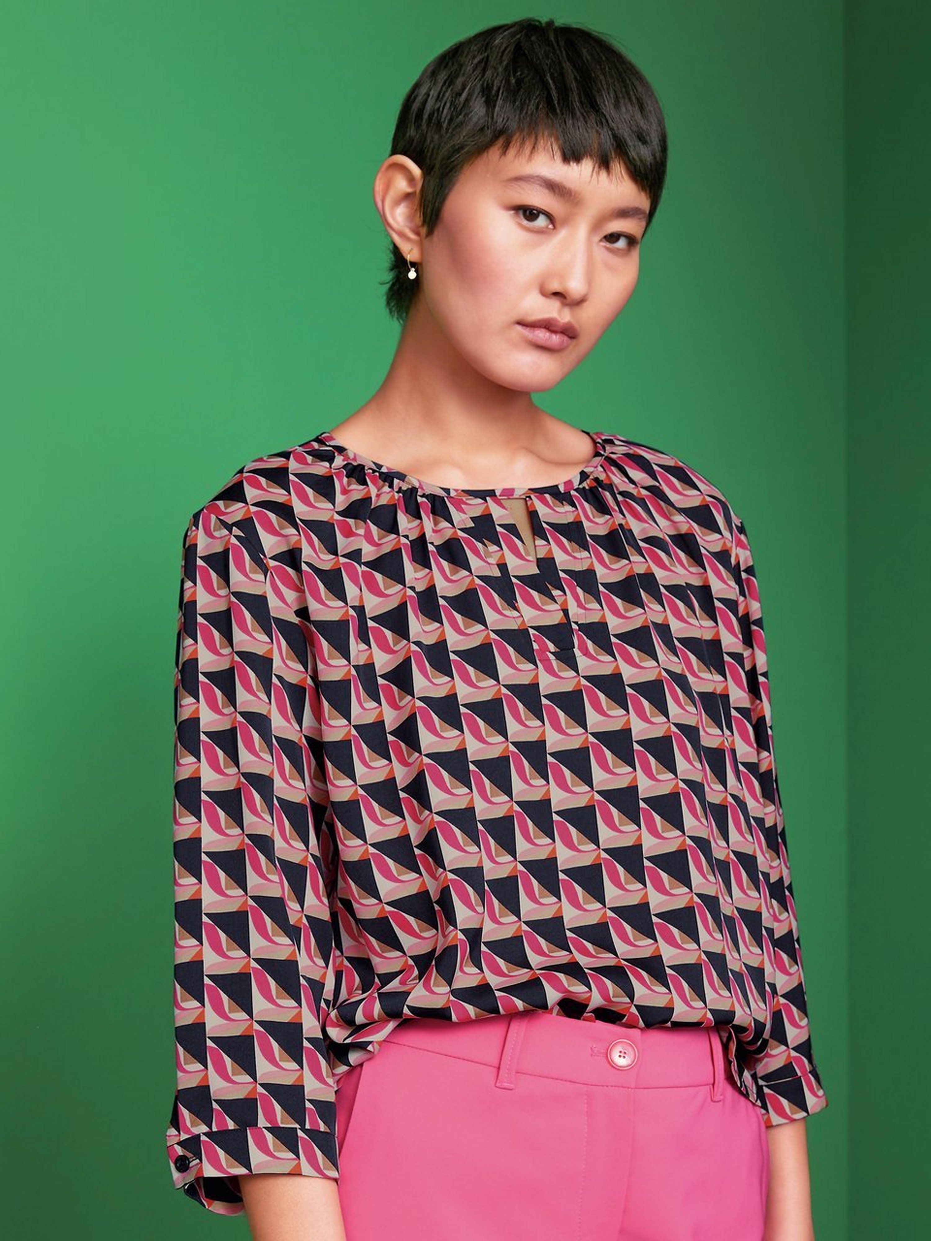 Bluse mit 3/4-Arm