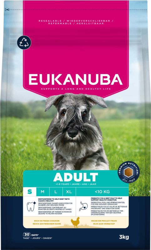Eukanuba Adult Small  - Hondenvoer - 3 Kilogram - kip