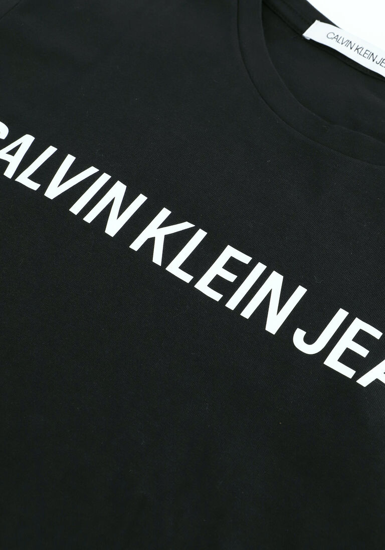 CALVIN KLEIN zwarte calvin klein t-shirt institutional l