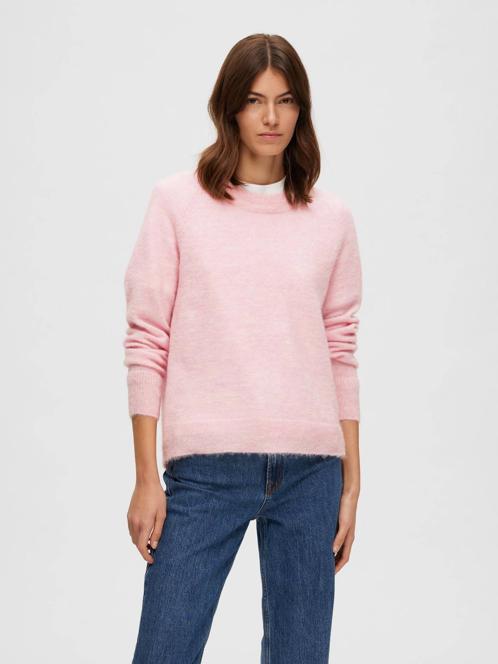 Selected Femme| Damen Pullover SLFLULU mit Alpaka