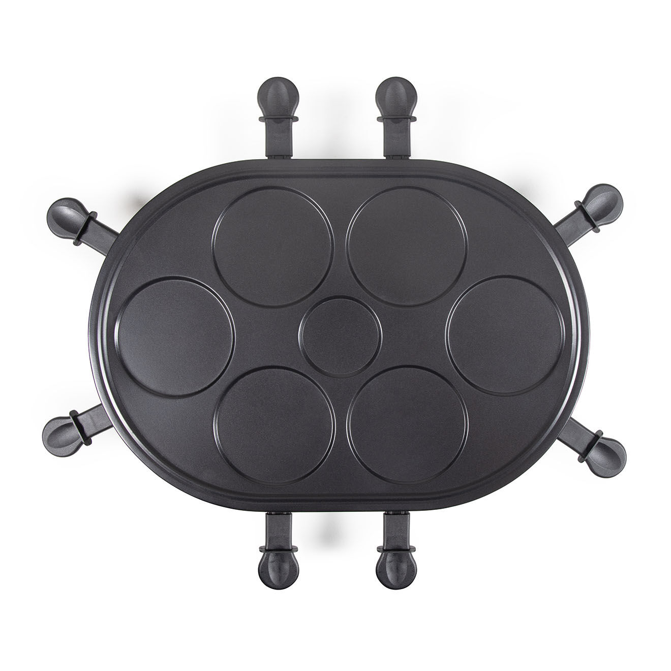 Livoo Appareil à raclette et mini-crêpes noir
