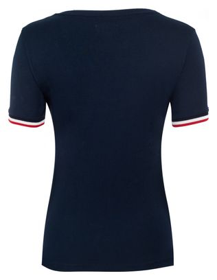 Tee-Shirt Manches Courtes Alltricks Sport d'Epoque Bleu Foncé Femme