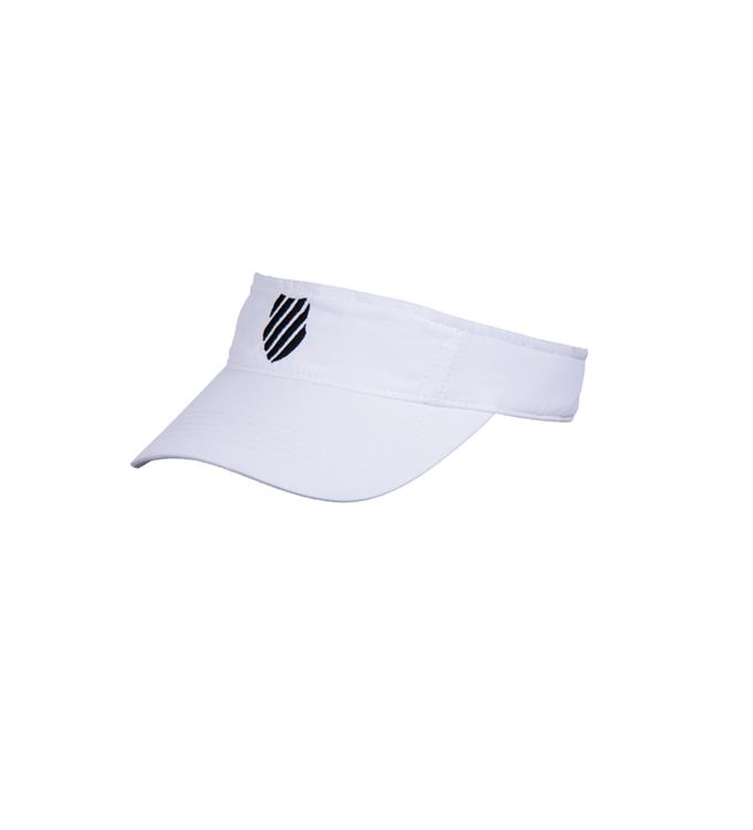 K-Swiss AC VISOR WHITE/BLACK Zonneklep