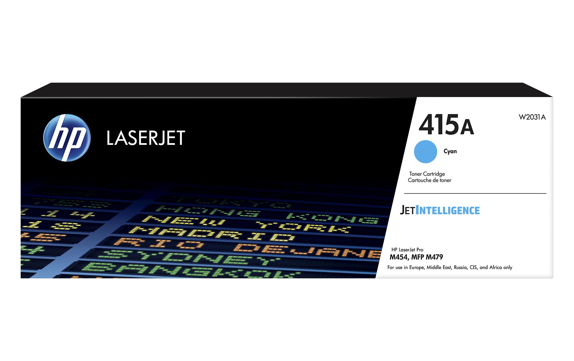 Toner Nr. 415A (W2031A) Cyan<br>Tonerkartusche