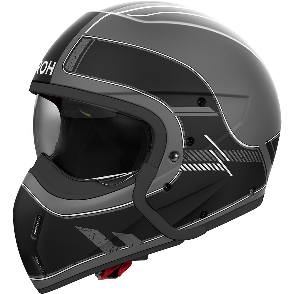 Airoh - Casque J 110 Raster Noir / Gris / Mat