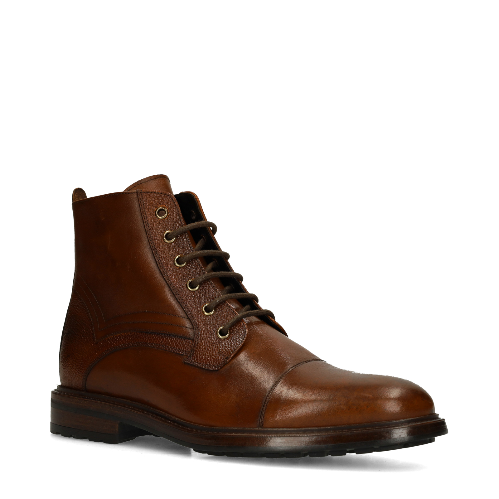 Bruine leren veterboots