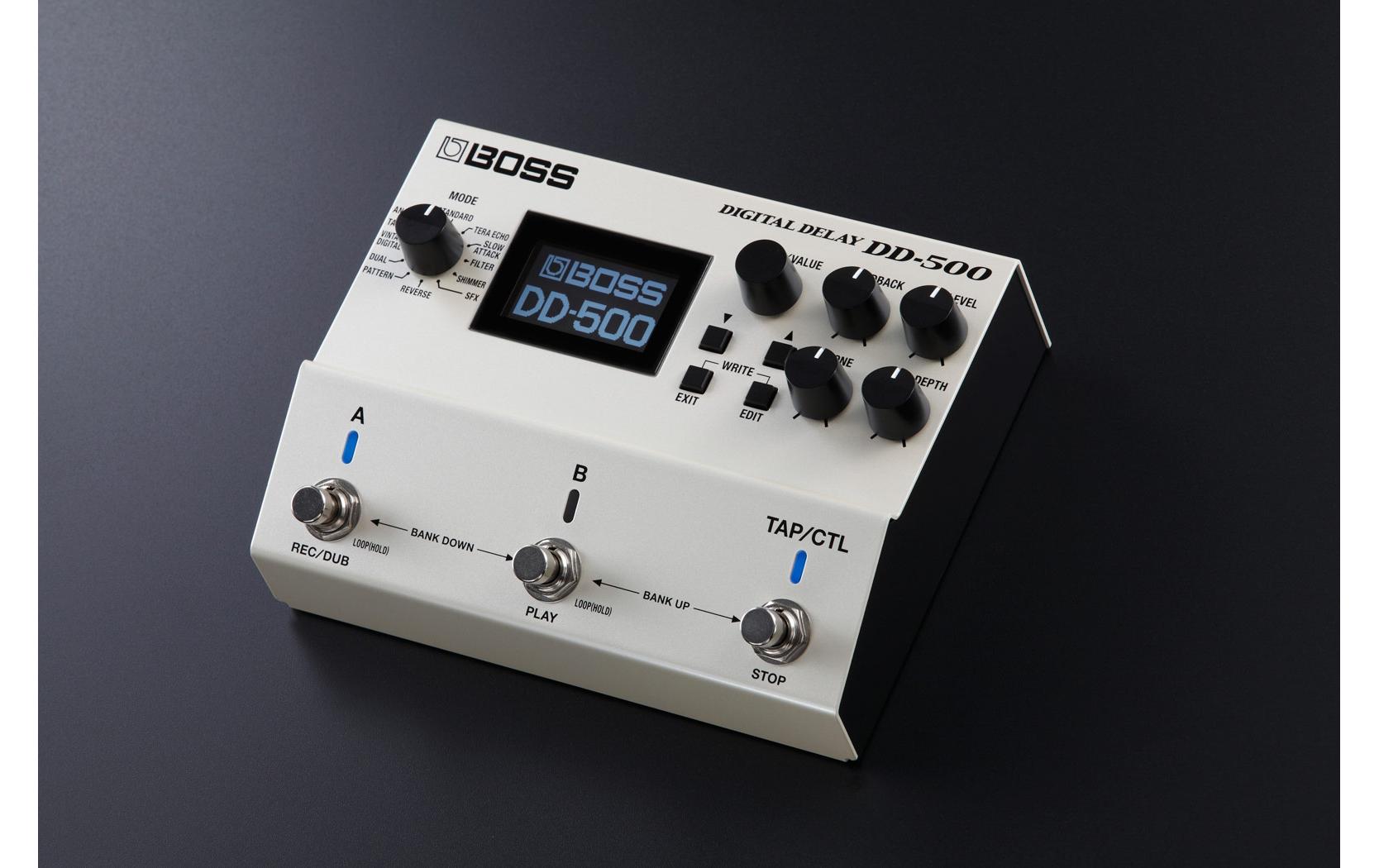 Effektgerät DD-500<br>Meisterhafter Sound, aussergewöhnlich kreative Vielfalt