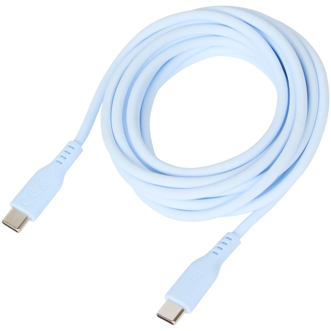 Câble de charge et de données en silicone Sologic D’USB-C à USB-C