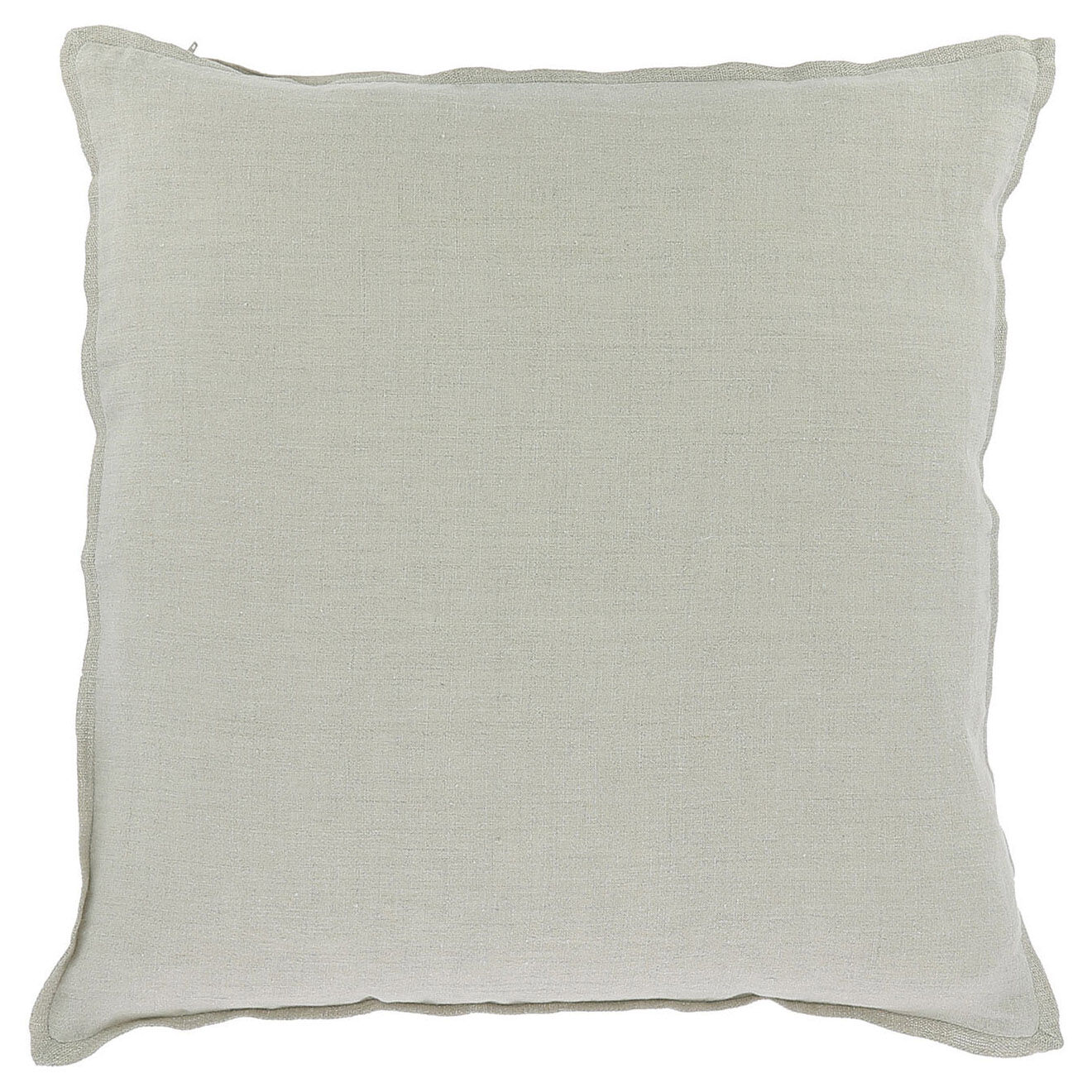En Fil d'Indienne Housse de coussin Linon toile de lin naturel - 45x45 cm