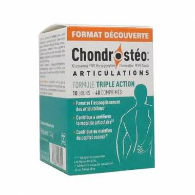 Chondrostéo+ Triple Action - 40 comprimés
