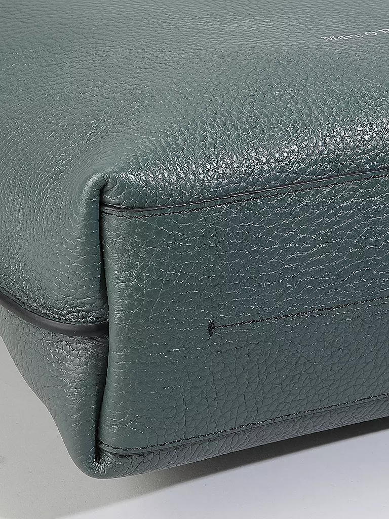 MARC O'POLO Ledertasche - Hobo Medium  dunkelgrün