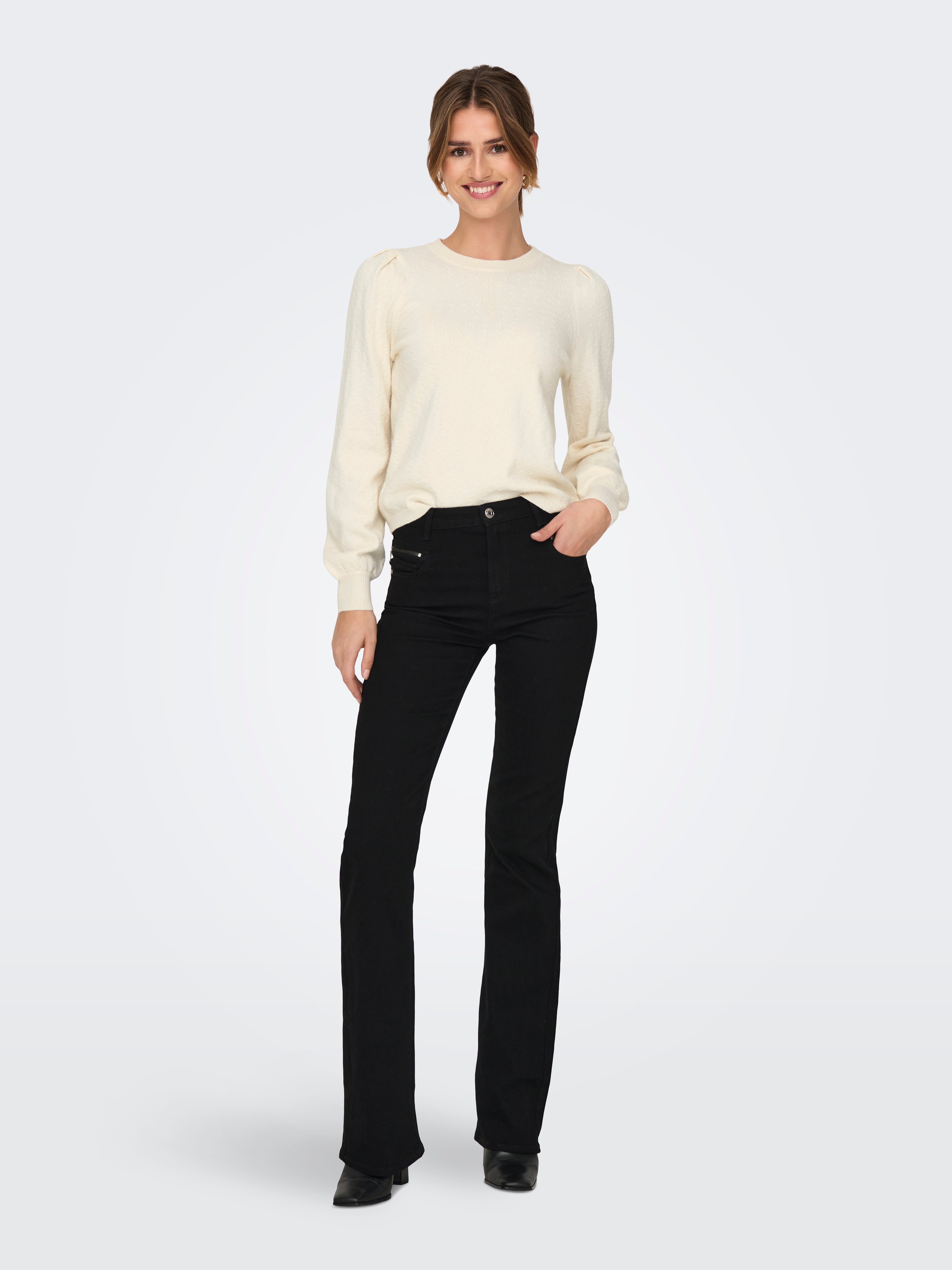 ONLKATIA Strickpullover Whitecap Gray