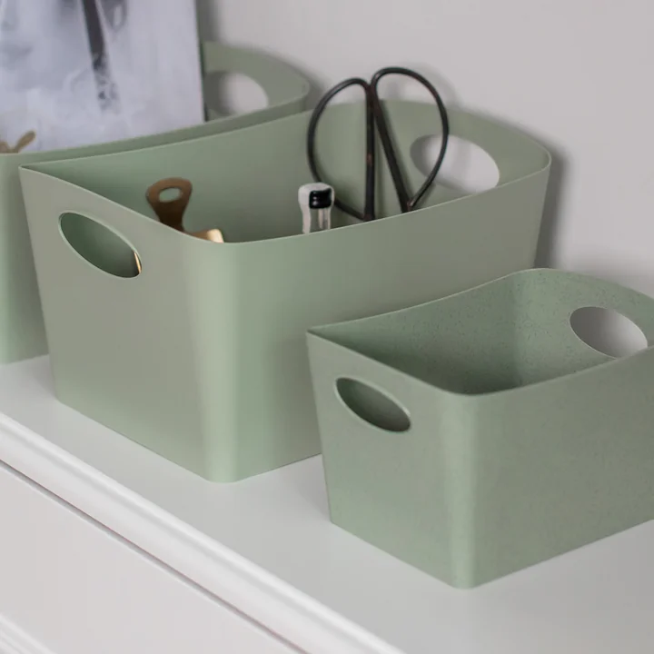 Koziol - Boxxx M Aufbewahrungsbox, organic deep blue