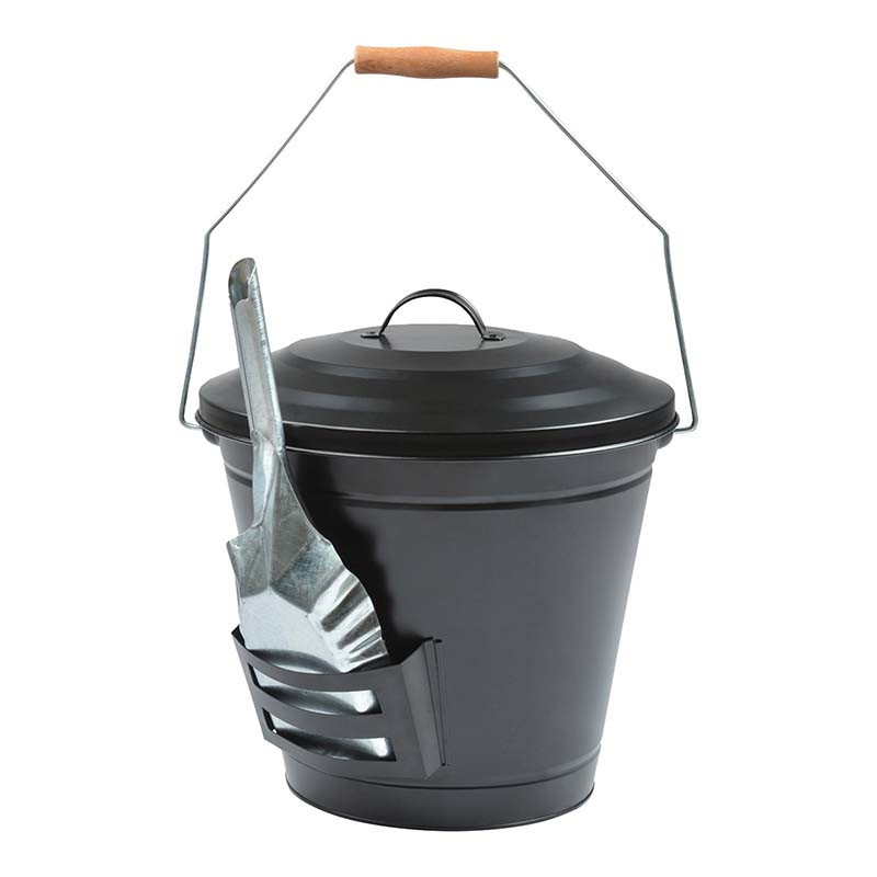 Seau à cendres avec pelle 35cm
