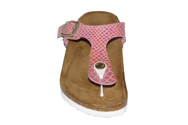 Birkenstock Gizeh Kids BS Shinny Snake Rose
