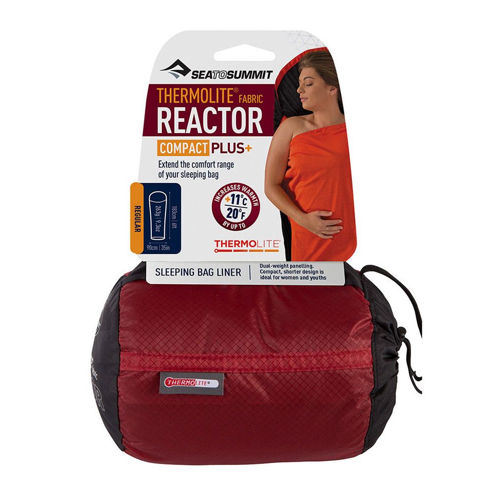 Sea To Summit THERMOLITE REACTOR COMPACT PLUS - Drap sac de couchage rouge