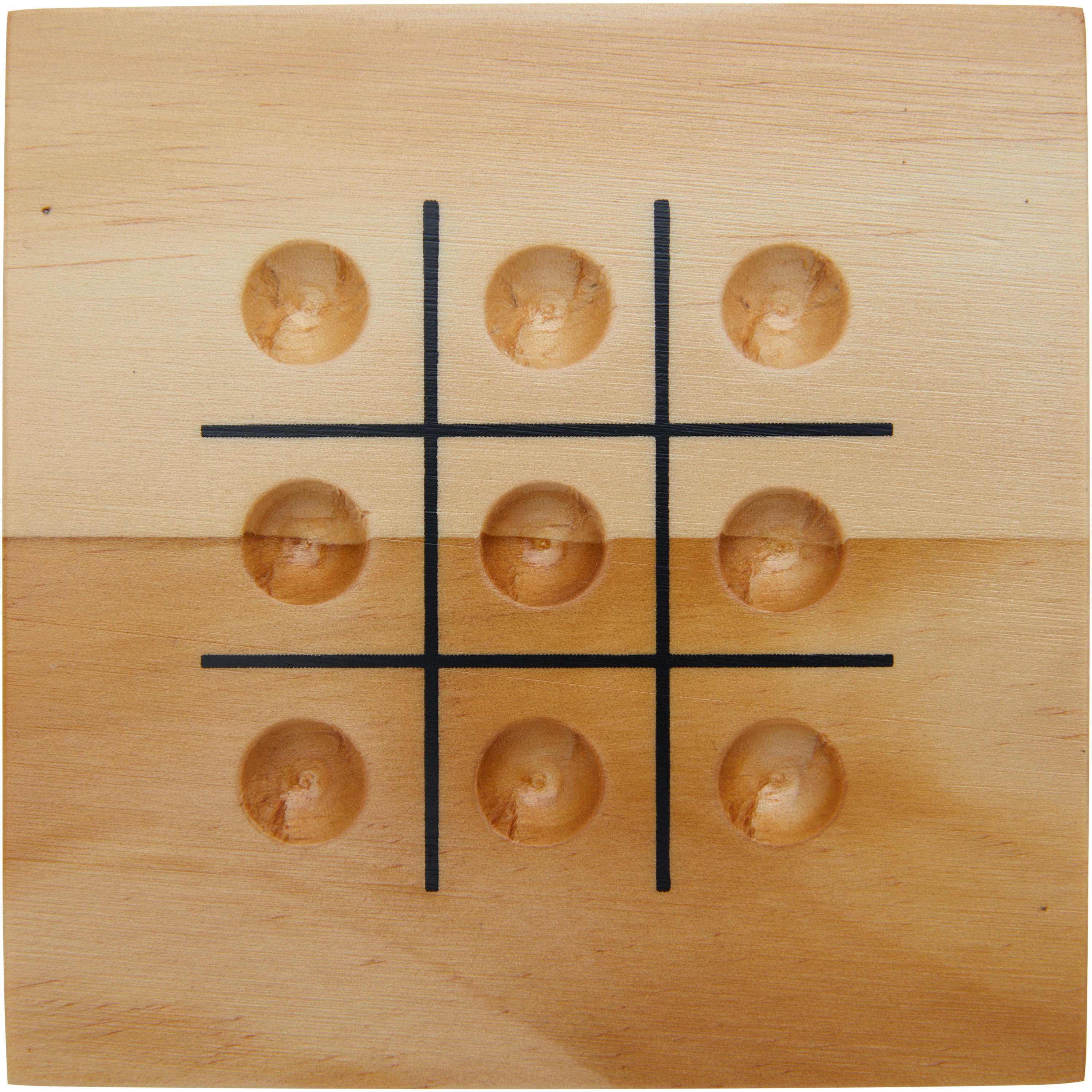 EgotierPro 104564 - Jeu de morpion Strobus en bois