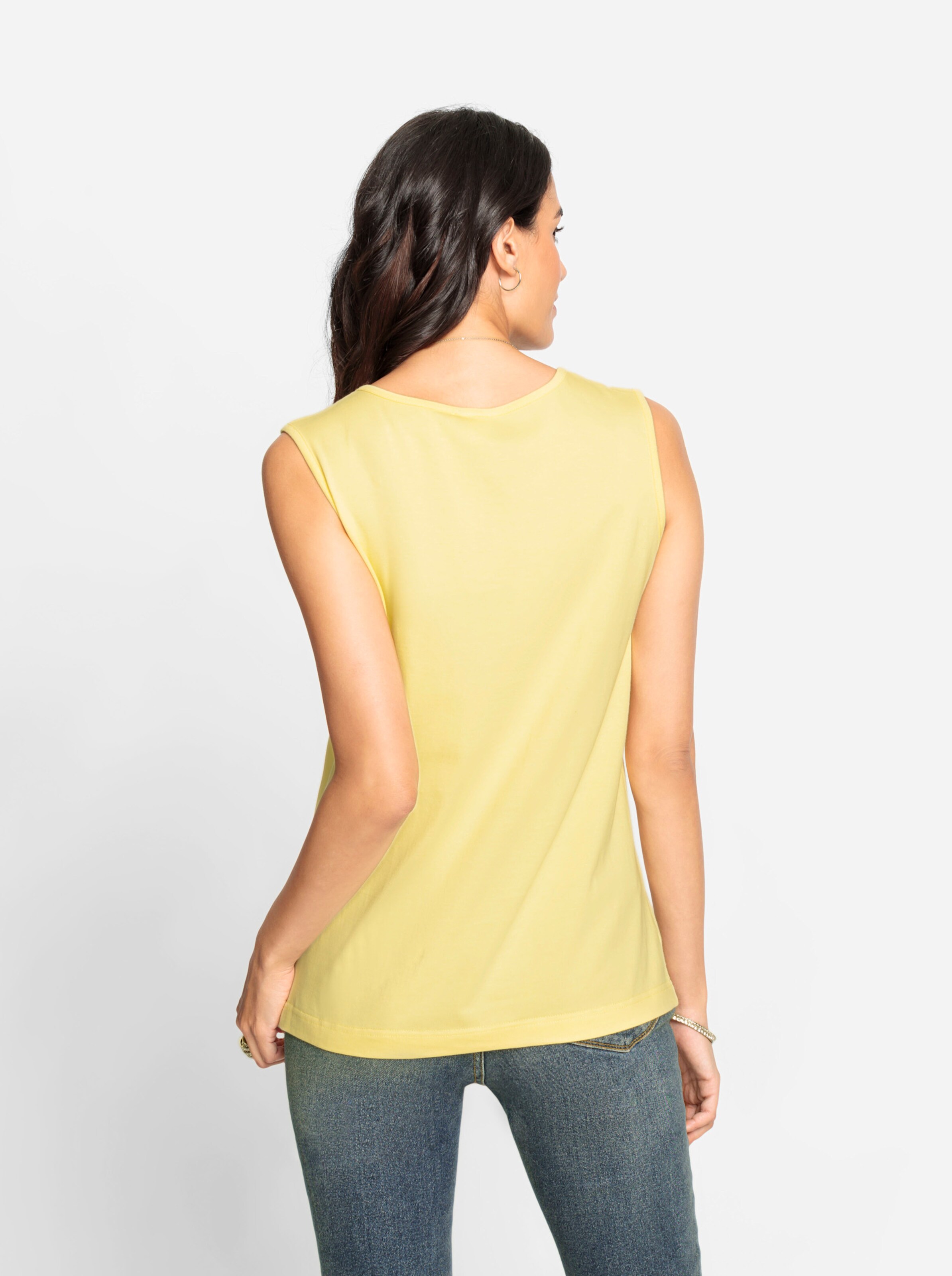 Shirttop in zitrone