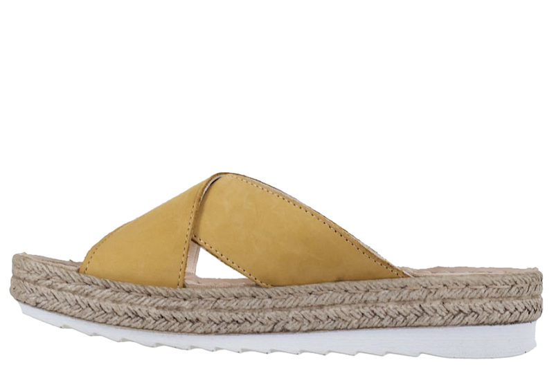 COPENHAGEN SHOES SLENTERS I GUL NUBUCK