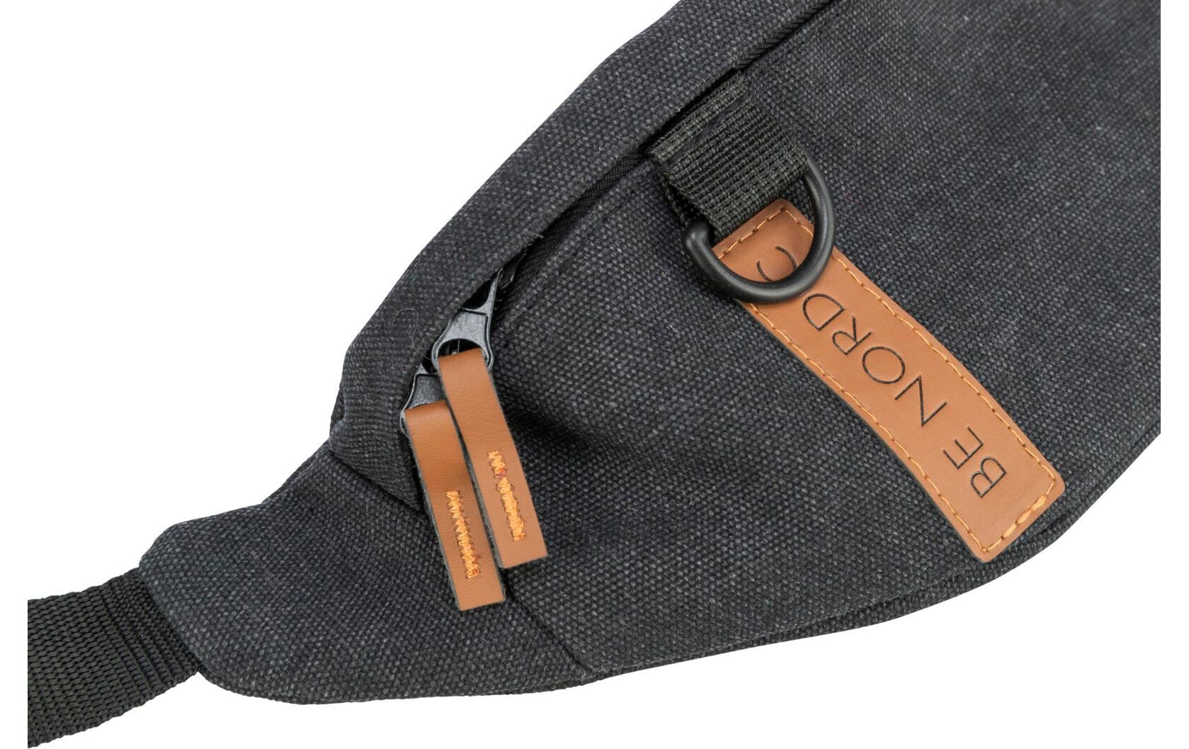 BE NORDIC Sling-Tasche, 50-165 cm, SchwarzHüft- und Umhängetasche