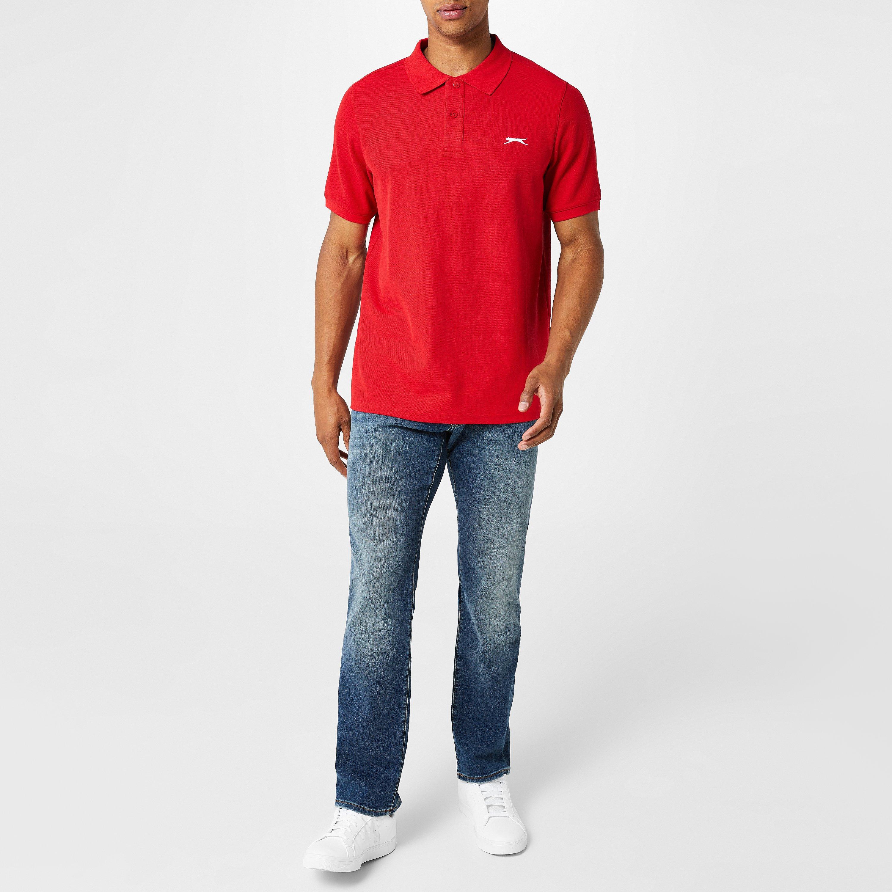 Slazenger Plain Polo Shirt Mens