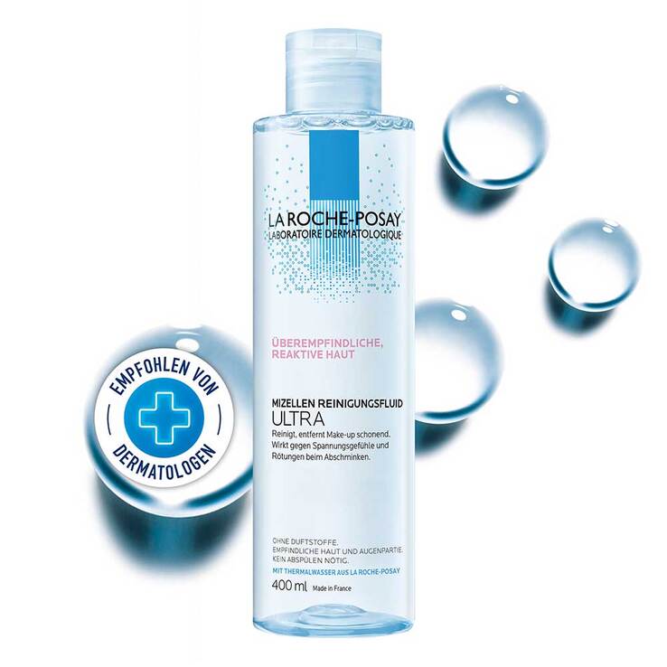 La Roche-Posay Mizellen Reinigungsfluid reaktive Haut, 400 ml
