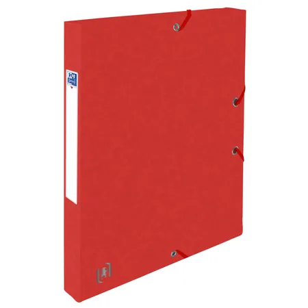 Oxford Sammelbox TOP FILE+, A4, Rückenbreite 25mm, aus 425 g/m² karton, rot