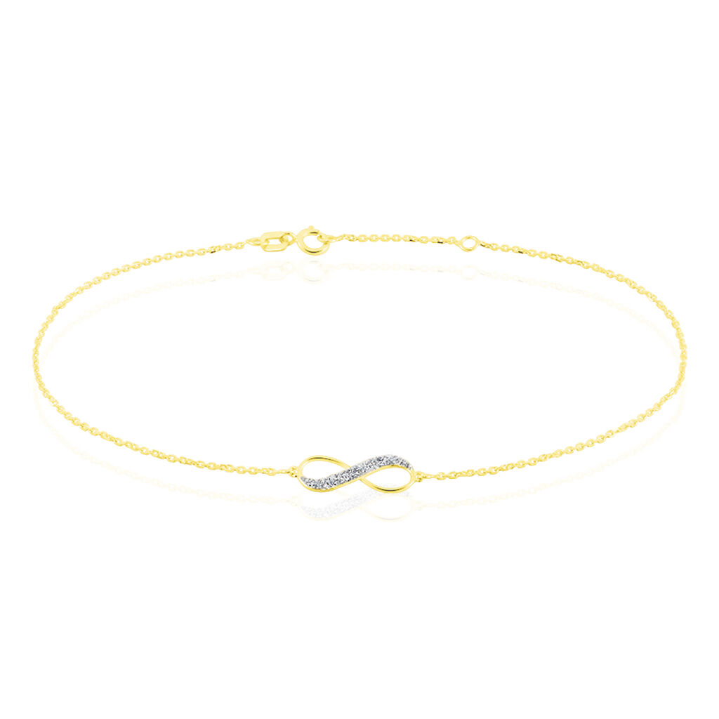 Chaîne De Cheville Esparcette Or Jaune