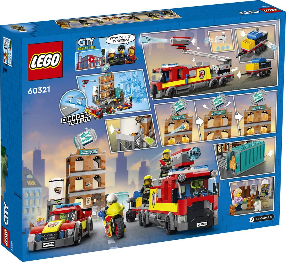 LEGO®CITY 60321 -LA BRIGADE DES POMPIERS
