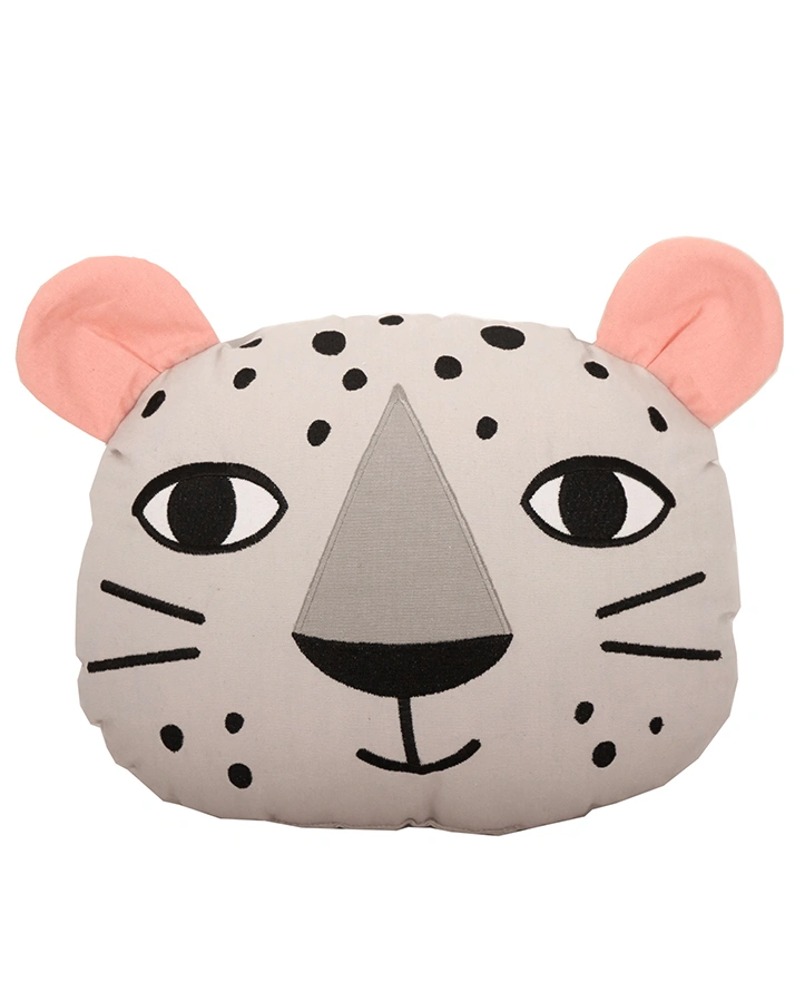 Zierkissen LEOPARD (32x40) in creme