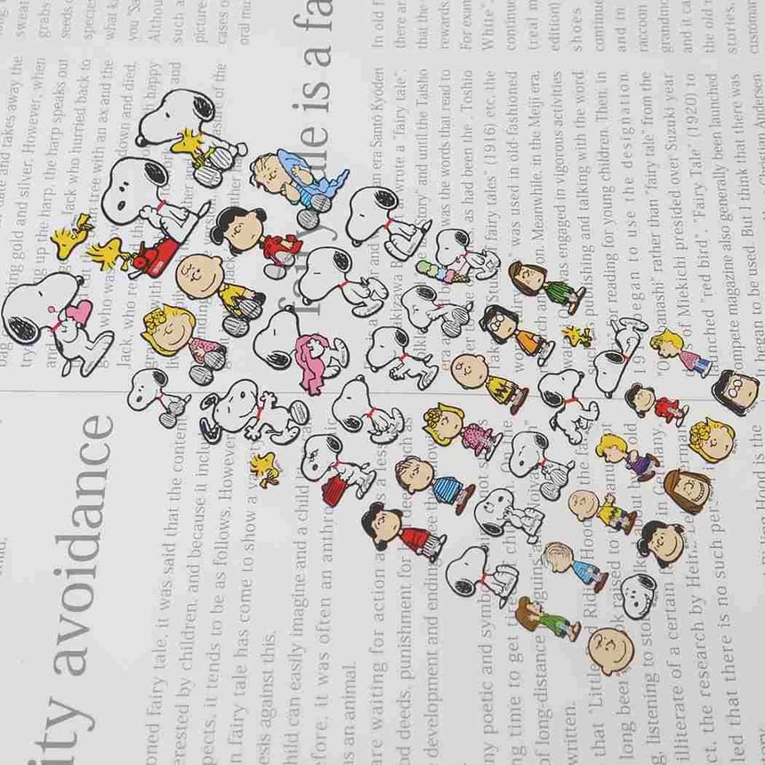 Kamio Japan - SNOOPY 4-formaat sticker (vrienden)