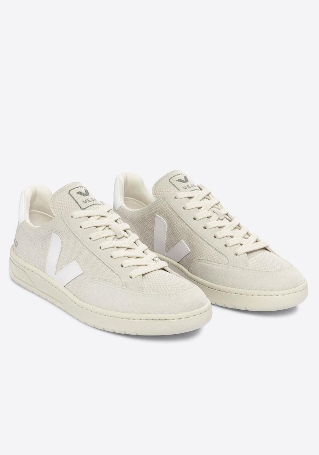 Veja Sneaker V-12 Alveomesh Natural White - vegan