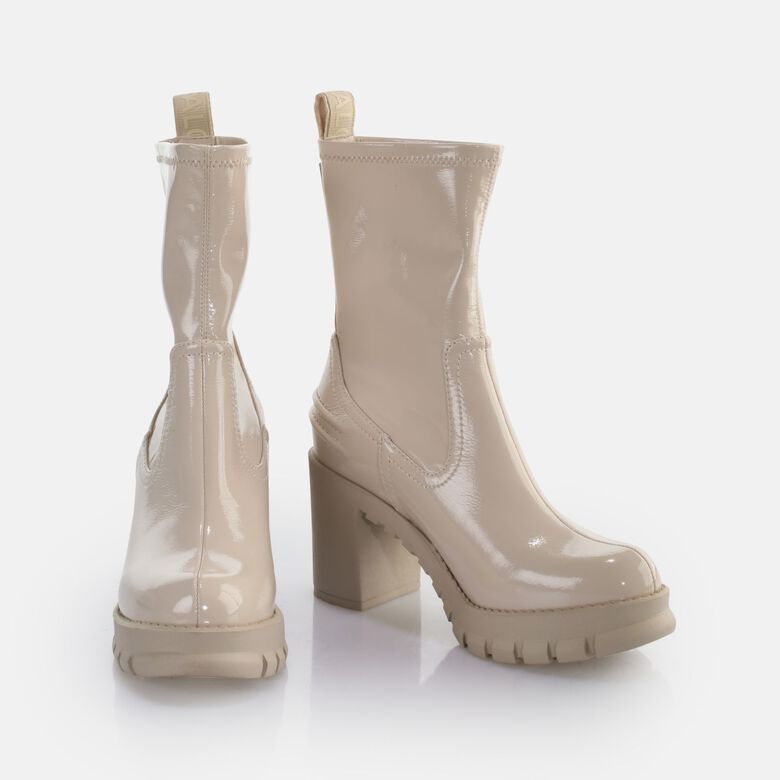 Oslo Sockboot Bottines vegan, crème