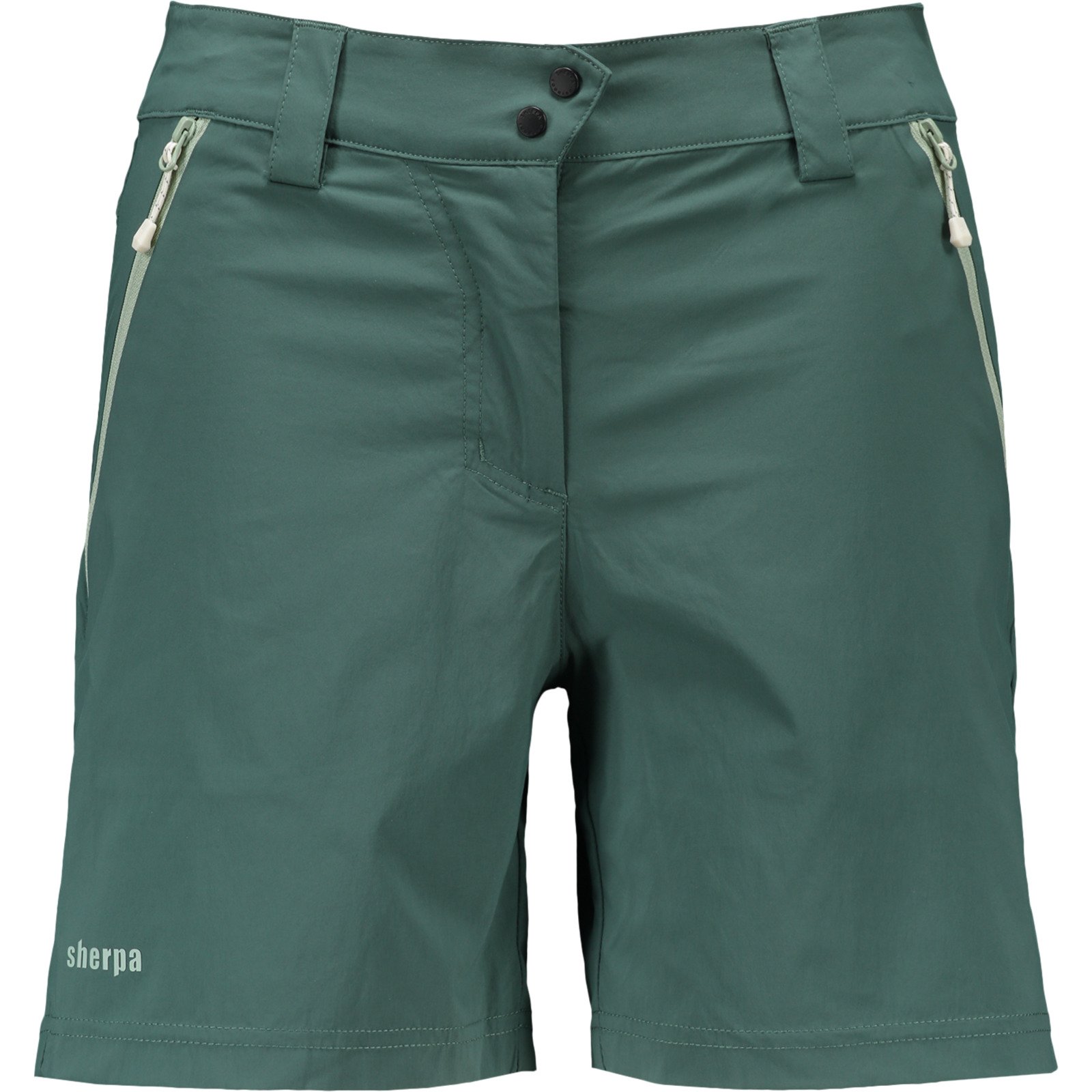 Sherpa Damen-Shorts Kangte XL, grün