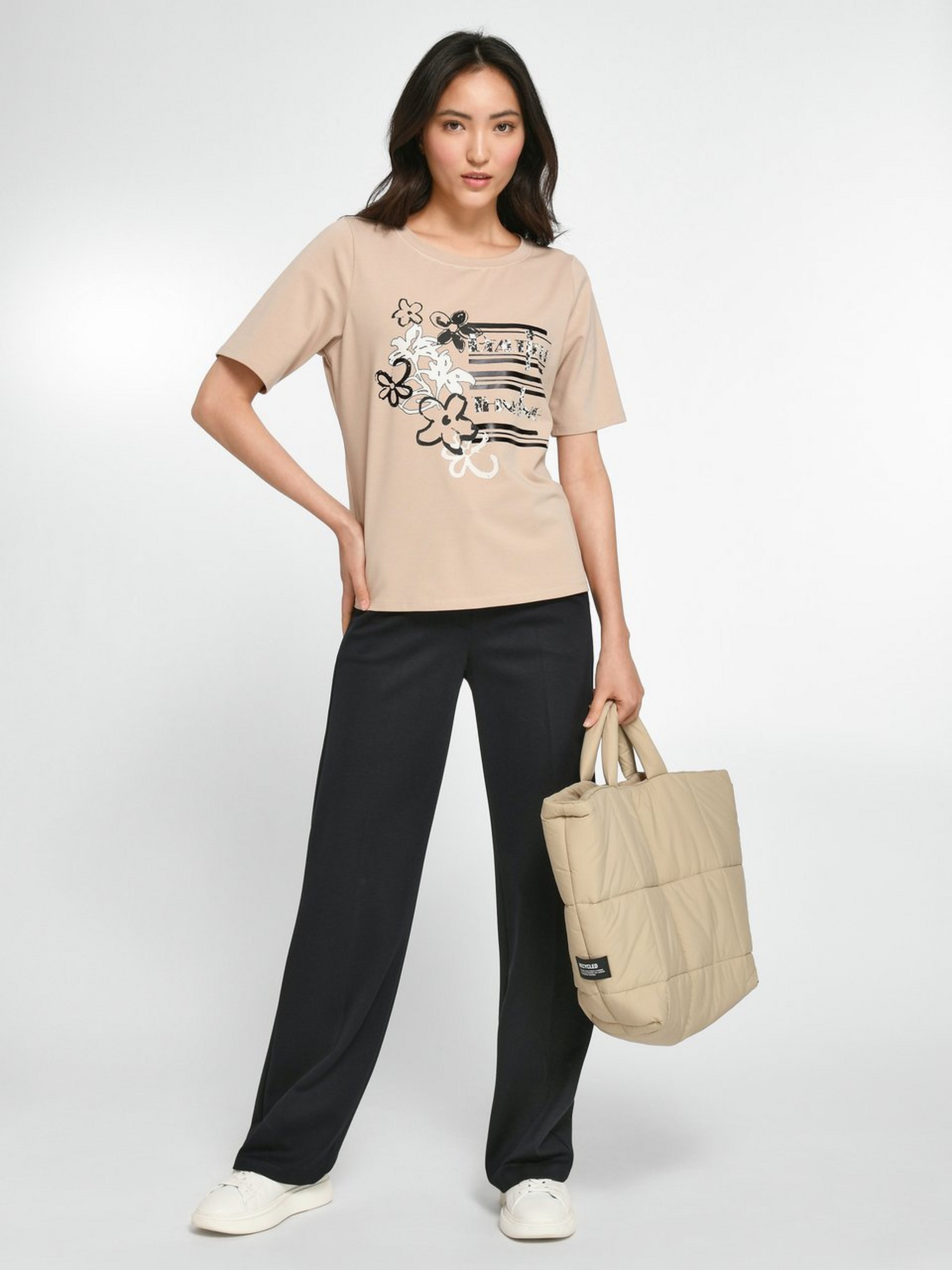 Rundhals-Shirt