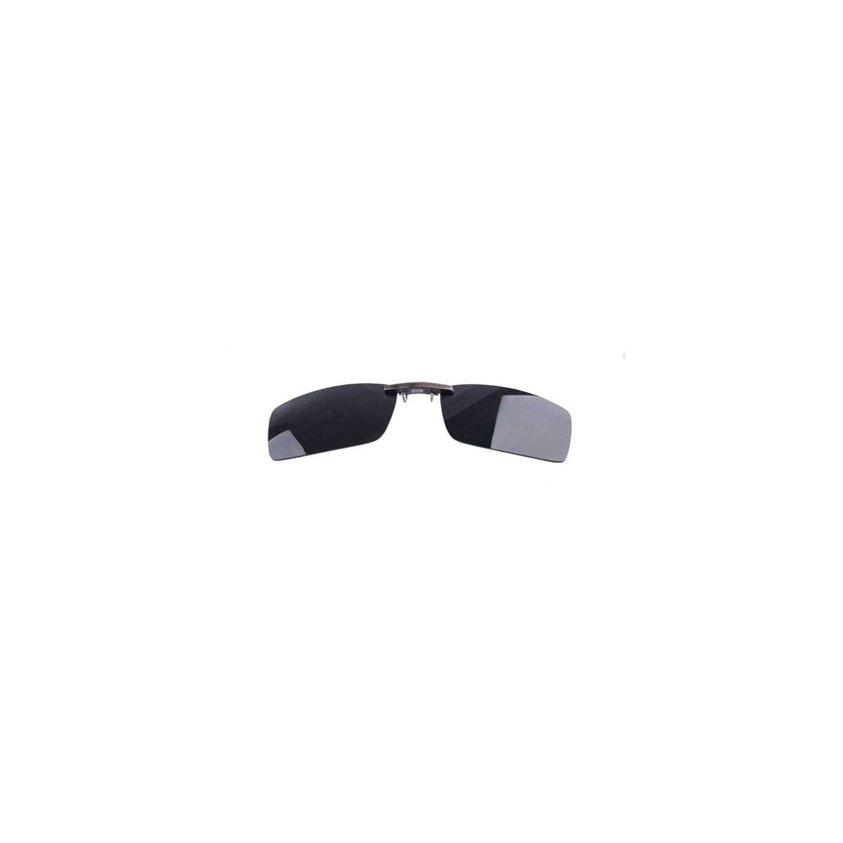 Clip-on-solbriller med UV400-beskyttelse og svart linsefarge - Large