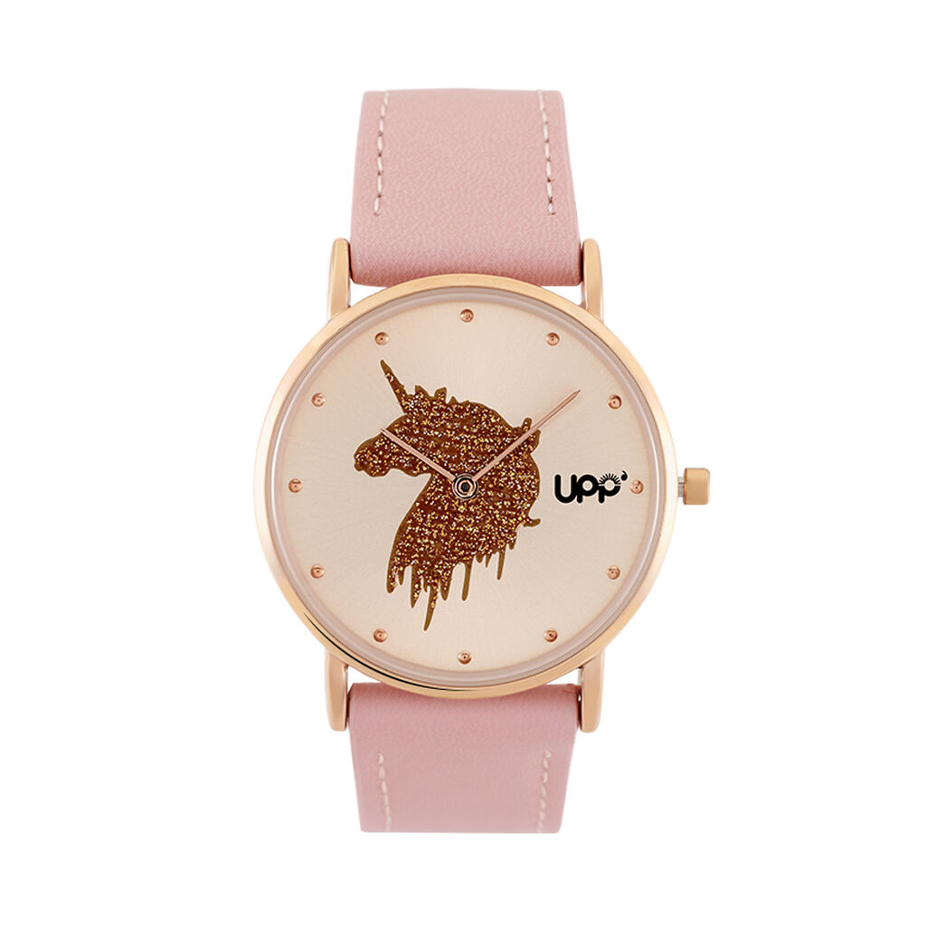 Montre Upp Solene Doré Rose