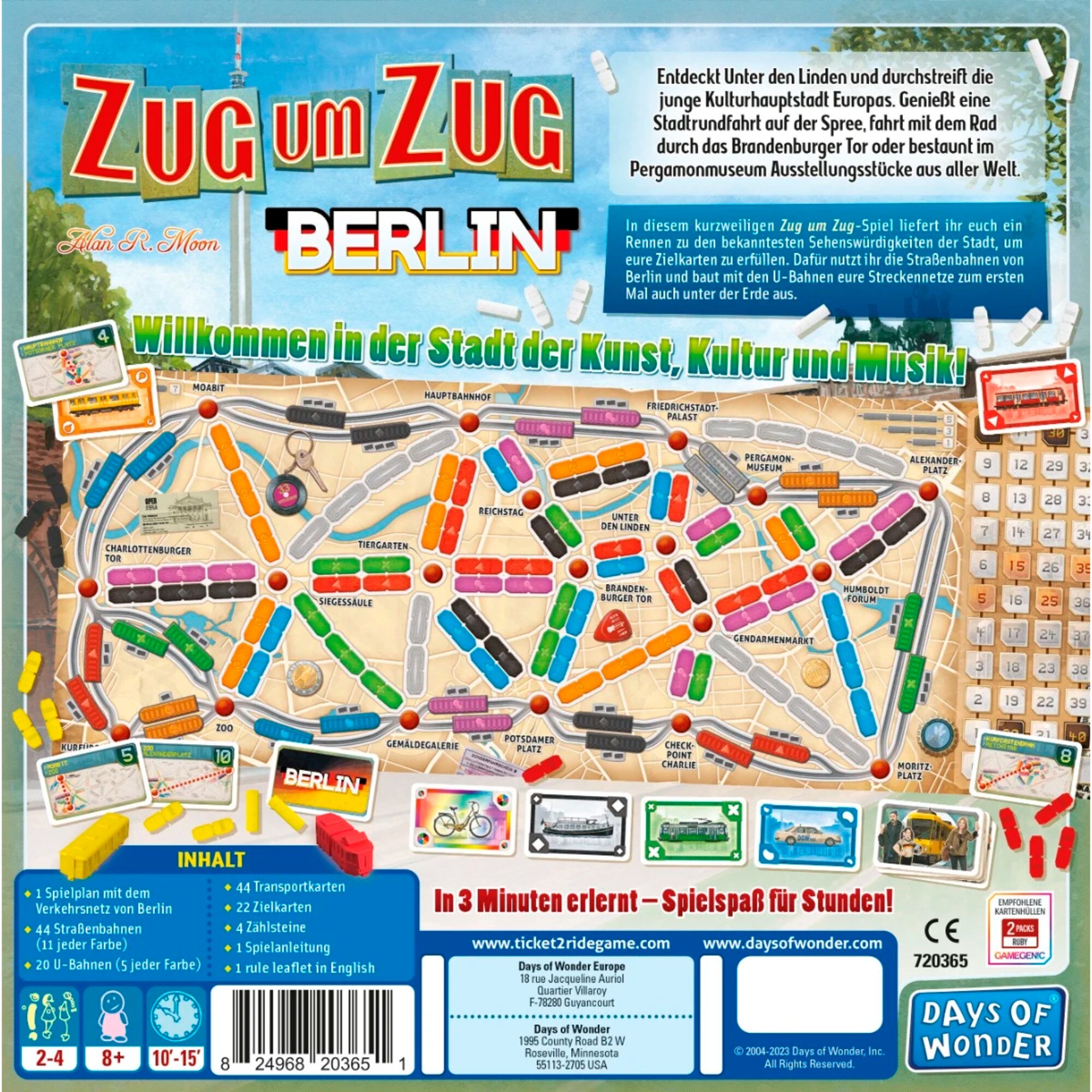 Asmodee Brettspiel Zug um Zug: Berlin