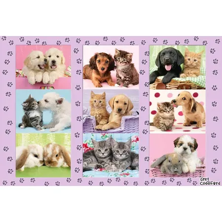 Schmidt Spiele KinderPuzzle - Meine Tierfreunde, 100 Teile