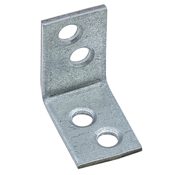 Stoelhoek Verzinkt 25x25 mm - 4 Stuks