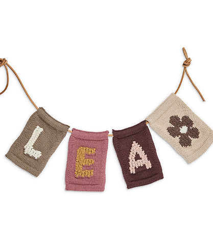 Smallstuff Stickat Flagge - Blume - Natur