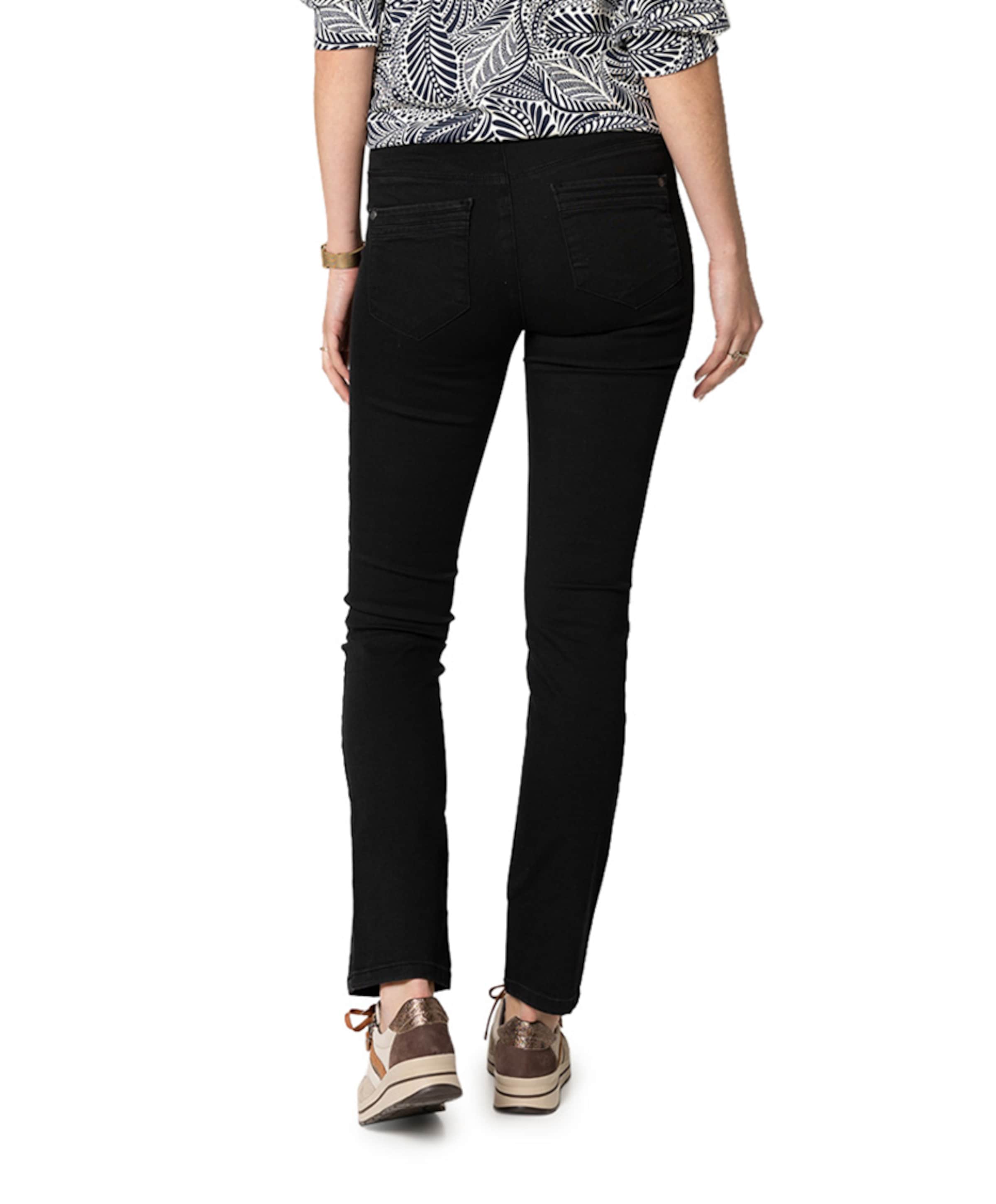 Enjoy 5 Pocket Super Stretch Lang dames broek zwart