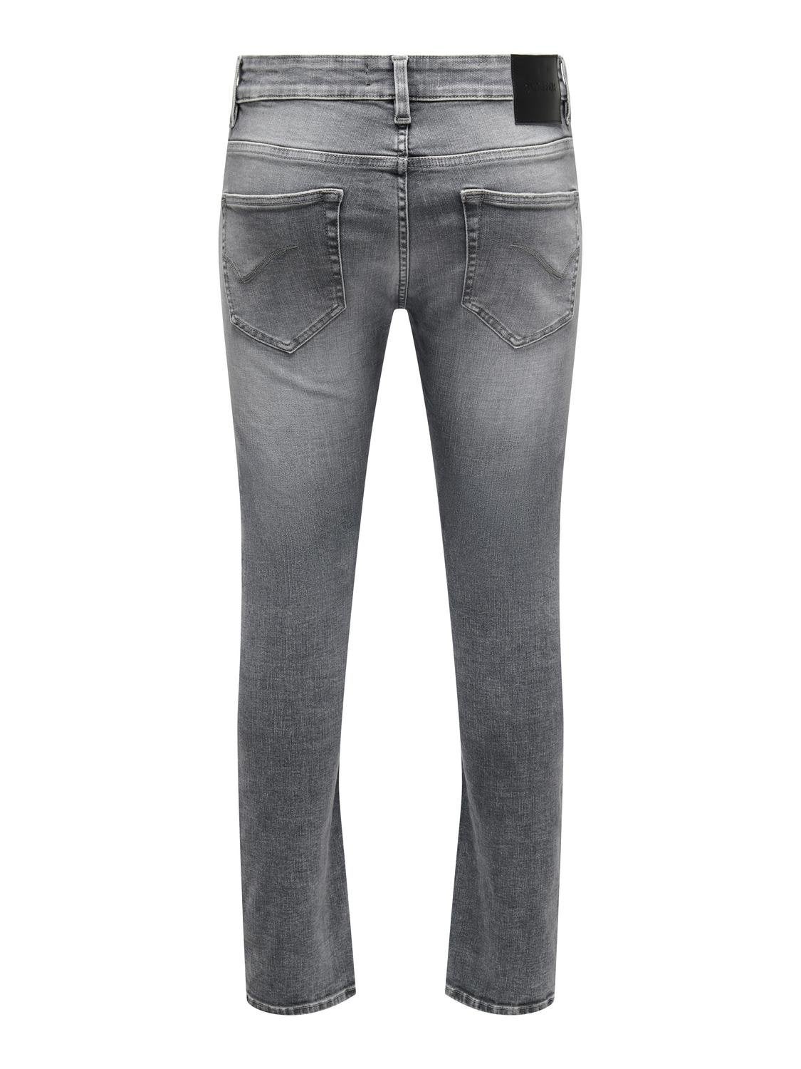 ONSLOOM Niedrige Taille Slim Fit Jeans Medium Grey Denim