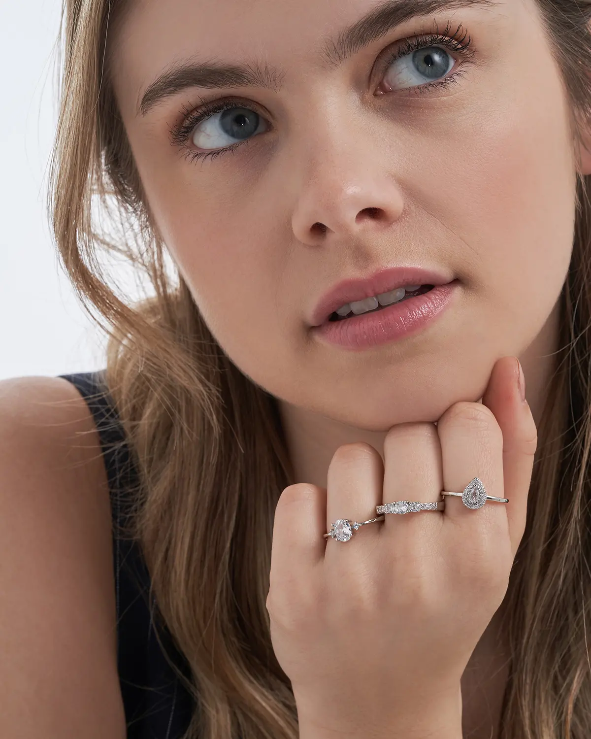 Ring-Set - Silver Zirkonia
